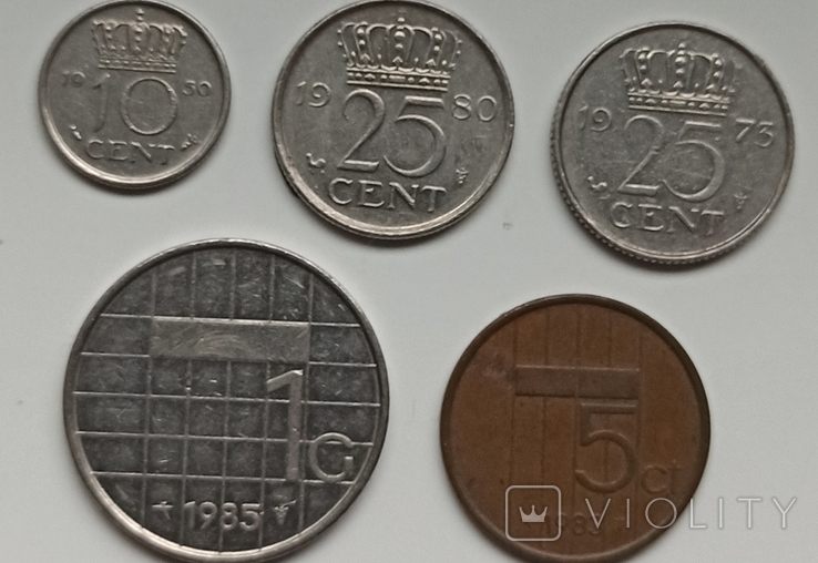 Набор монет Нидерландов, фото №2