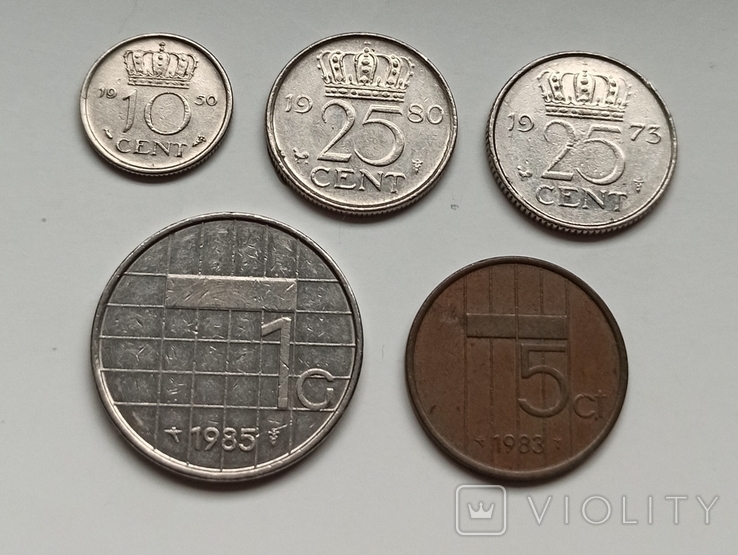 Набор монет Нидерландов, фото №3