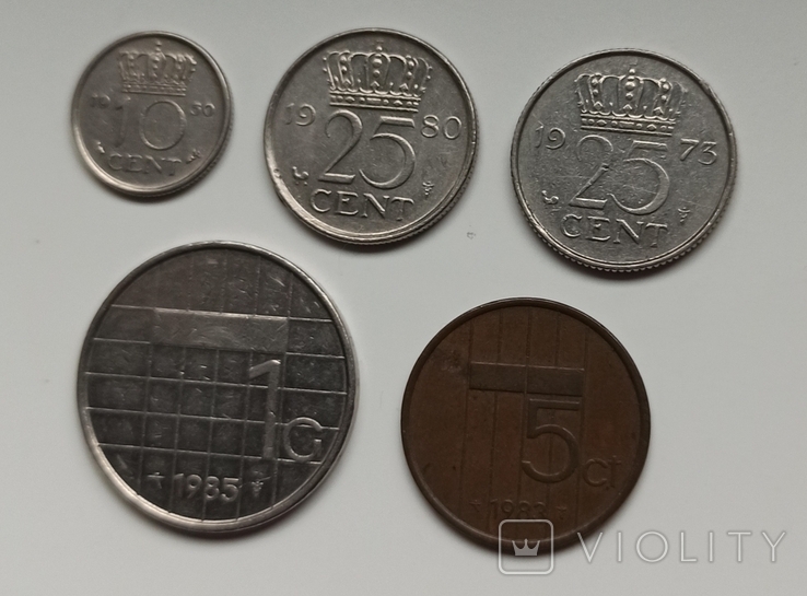 Набор монет Нидерландов, фото №4