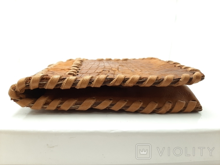 Мужское портмоне (бумажник, кошелек) из кожи крокодила, фото №8