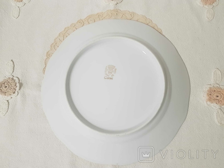 Фарфоровая памятная тарелка Наполеон и Жозефина,Франция., фото №8
