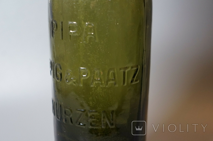 Beer bottle pipa pippig with paatz wurzen height 26 cm, photo number 8