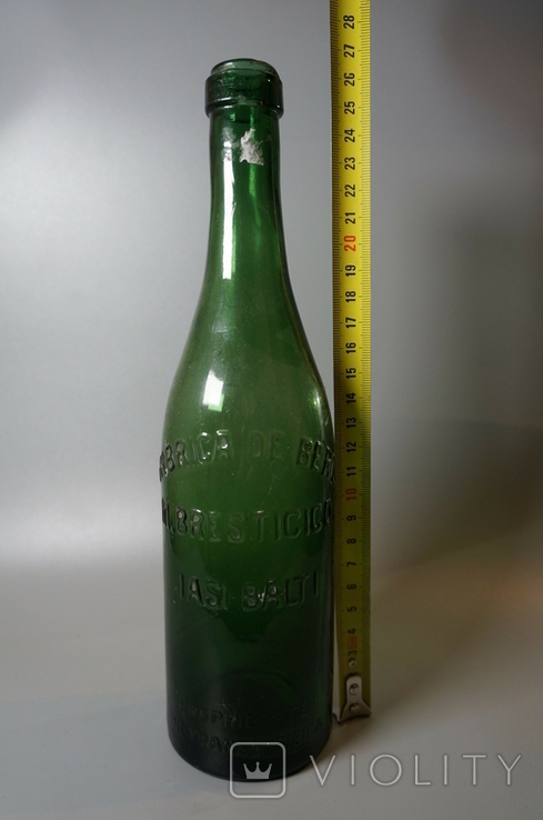 Бутылка пивная brewery m.bresticico iasi balti высота 26 см, photo number 3