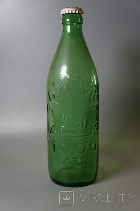 Beer bottle Bryansk 1000 years Bryansk height 23 cm, photo number 2