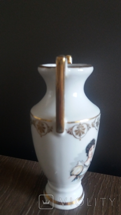 Фарфор Франции декоративная ваза Corse Наполеон и Жозефина, фото №8