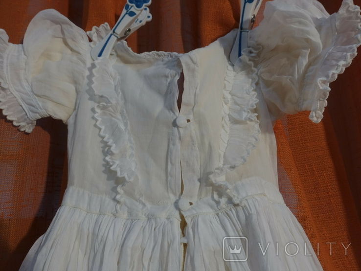 Плаття для дітей кінця 19 століття з органзи бавовна, фото №10