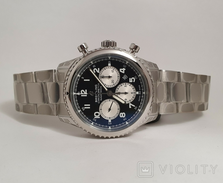 Новые Breitling Navitimer 8 B01 Chronograph 43 AB0117131B1A1, фото №3