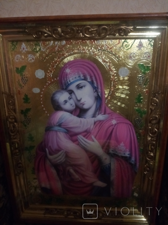 Икона Божьей Матери "Владимирская", фото №6