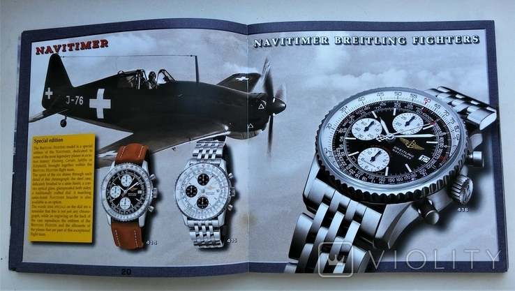 Авіація. Каталог швейцарських годинників фірми Breitling, 2000 рік., фото №2