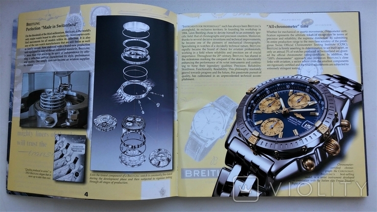 Авіація. Каталог швейцарських годинників фірми Breitling, 2000 рік., фото №6