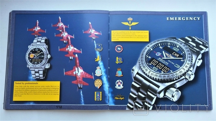 Авіація. Каталог швейцарських годинників фірми Breitling, 2000 рік., фото №12