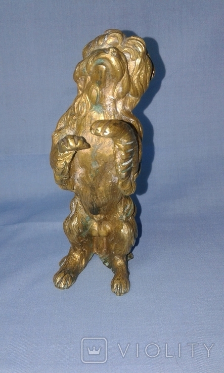 Статуэтка Собачка бронза, фото №2