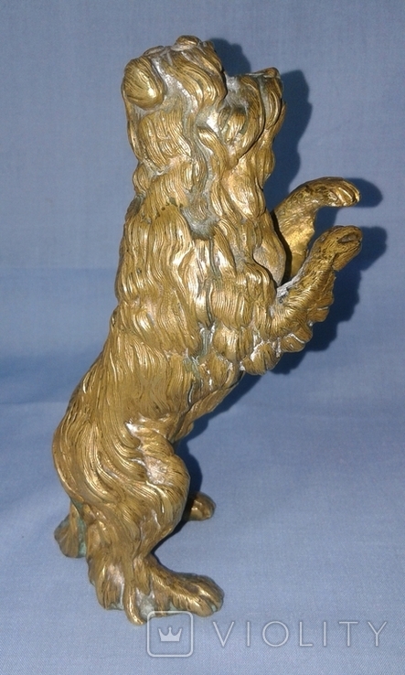 Статуэтка Собачка бронза, фото №5