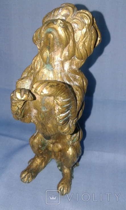 Статуэтка Собачка бронза, фото №6