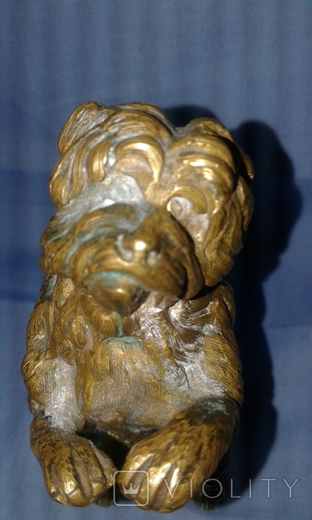 Статуэтка Собачка бронза, numer zdjęcia 12