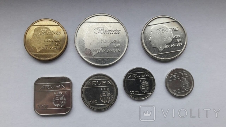 Набор монет Аруба, фото №2