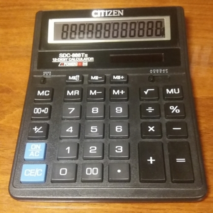 Настольный калькулятор Citizen SDC-888T II, photo number 2