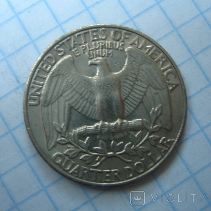 США 25 центов 1990 года.P, фото №4