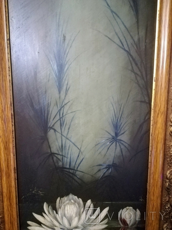 Картина модерн " Цветок лотоса" 19 век., фото №4