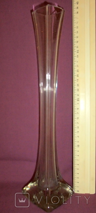 Ваза Берц - авторское стекло. Высота 40 см., фото №6