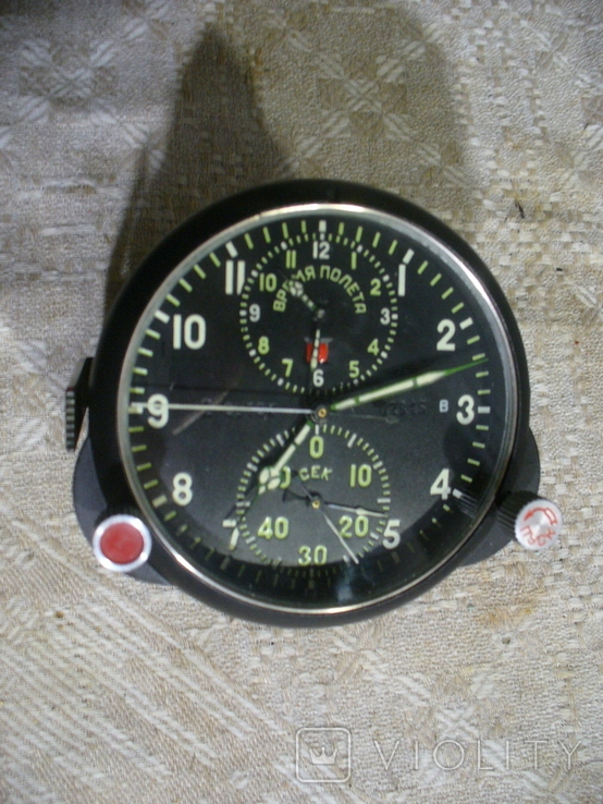 Часы авиационные АЧС-1 (в) 7 суток., фото №2