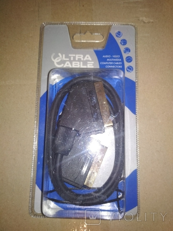 Кабель Ultra cable Scart-Scart