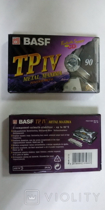 Аудиокассета BASF TP IV METAL MAXIMA