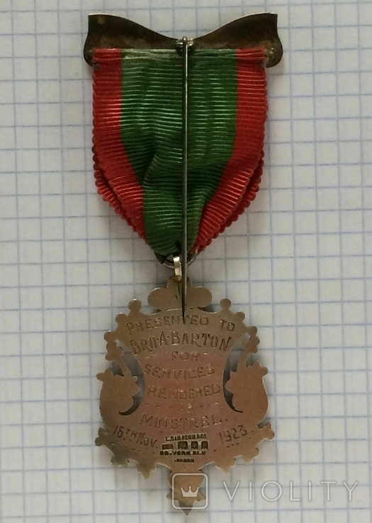 Старинный Королевский Орден Буйволов 1923 год серебро 925 пробы, фото №5