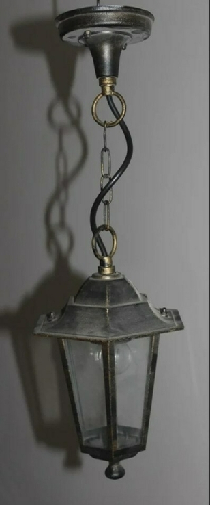 Колоритный фонарь под старину (металл/стекло, Испания), фото №3