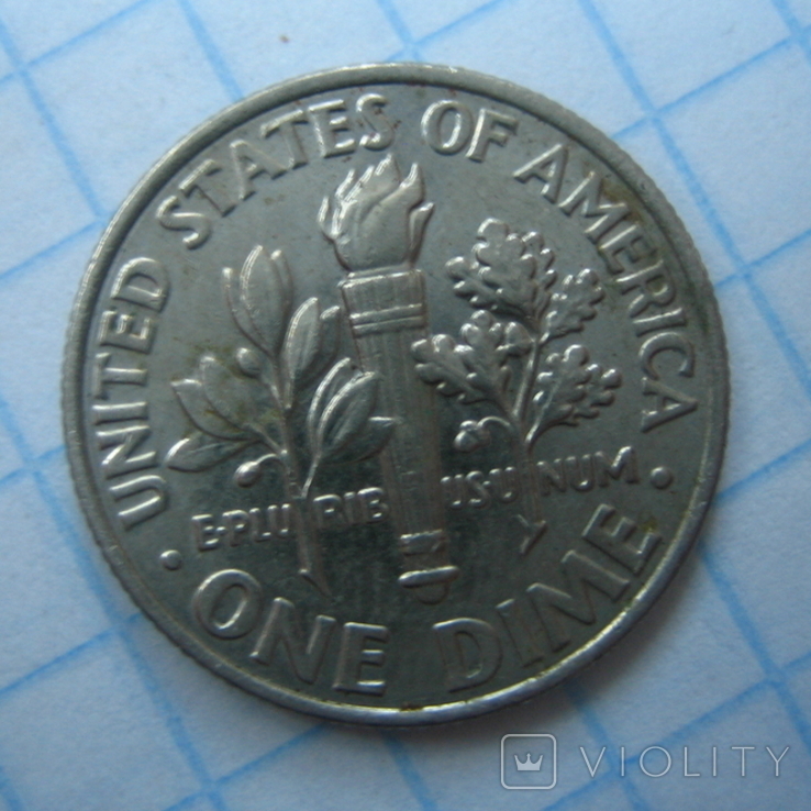 США 10 центов 2011 года.D, фото №5