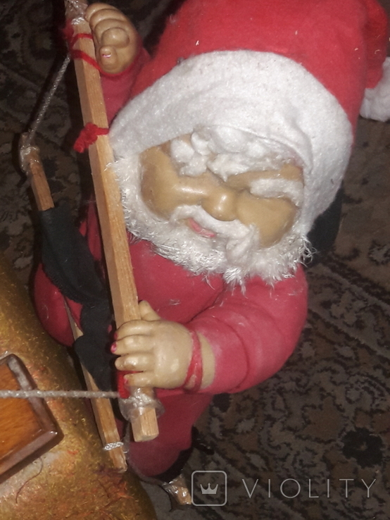 Кукольный Дед Мороз на лестнице, фото №2