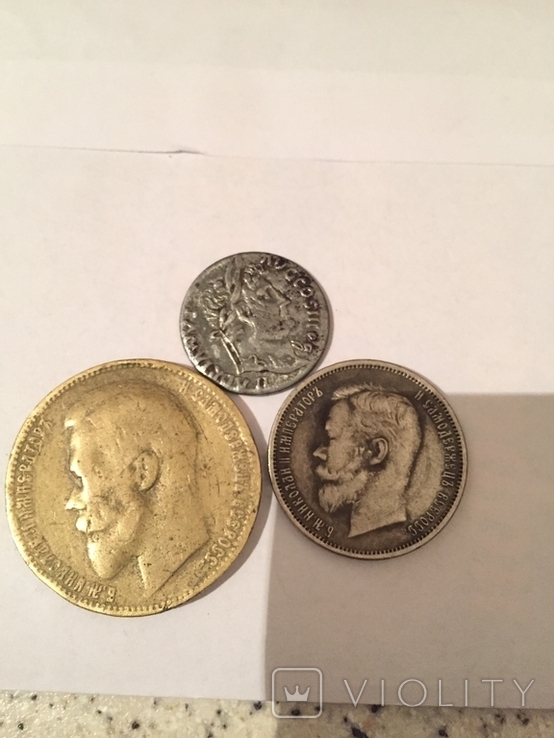 2 монети Российской империи + Рим.(КОПІЯ.), фото №12