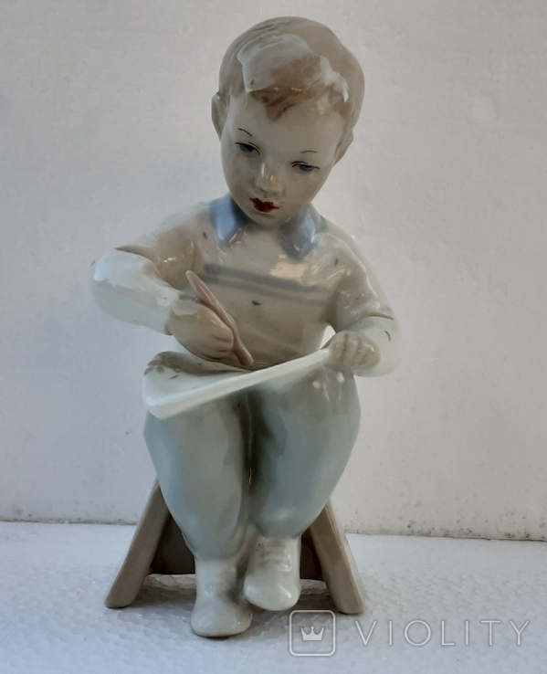 Фарфоровая статуэтка , " Мальчик ", фото №2