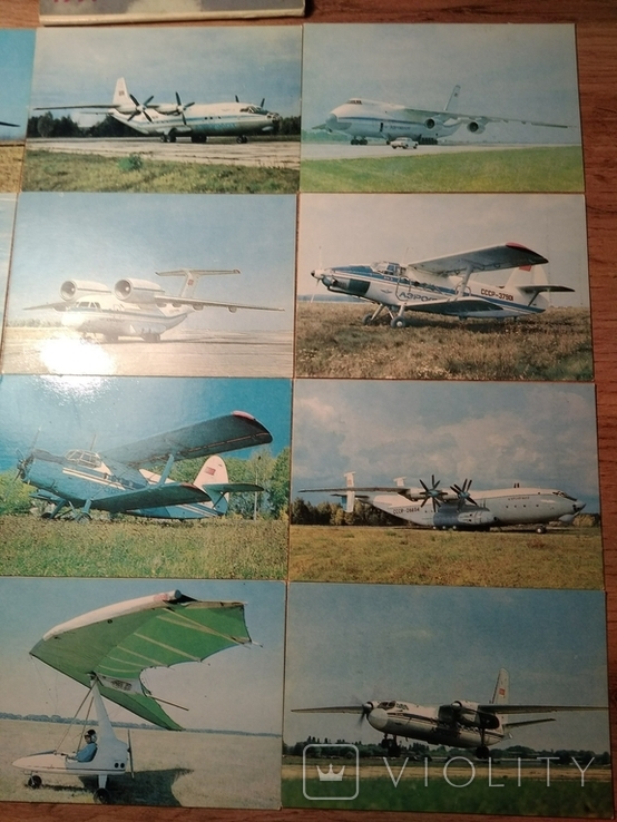 Набор календариков Самолёт Антей 1991 год 12 месяцев., фото №5