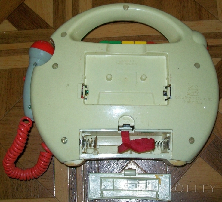 Магнитофон кассетный детский с микрофоном., фото №5
