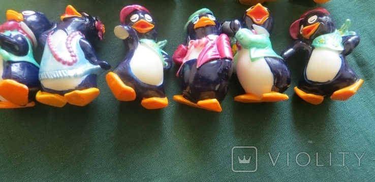 Львята (6шт), пингвины (6шт) Киндер фигурки, фото №6