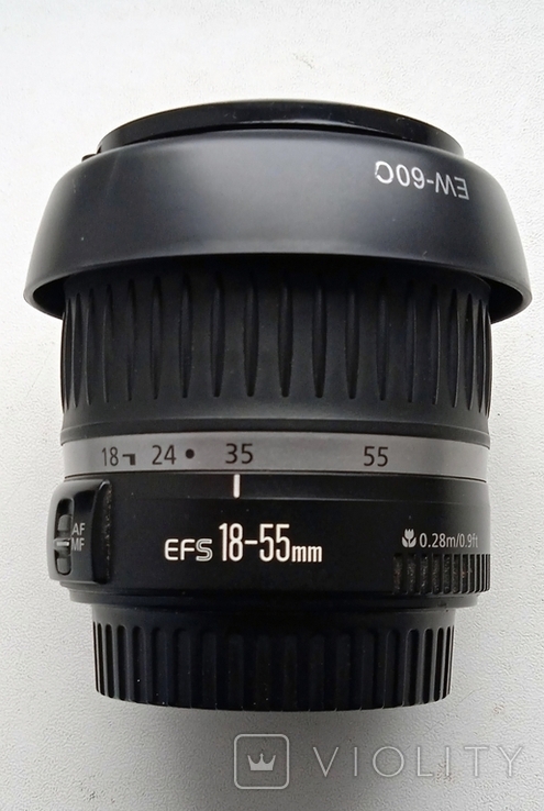 Canon EF-S 18-55mm f/3.5-5.6 II з блендою, фото №12