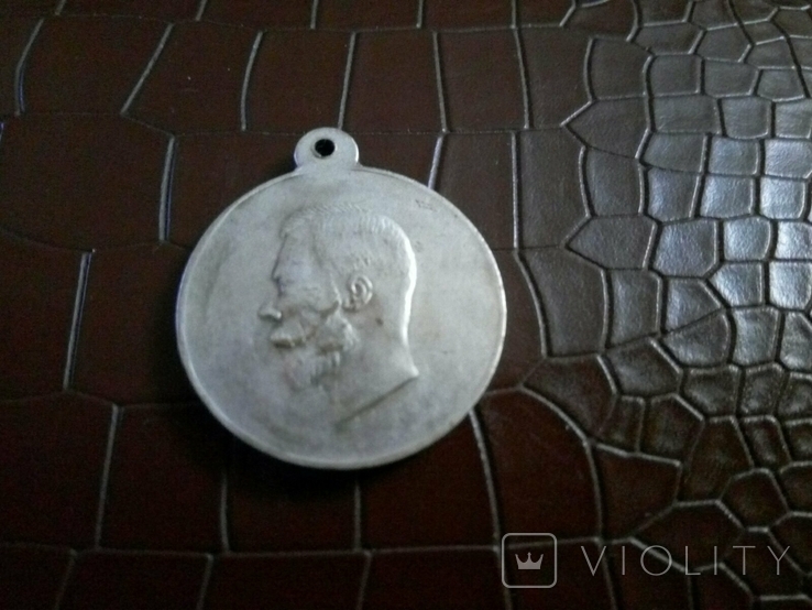 Медаль За  особливі військові заслуги" Миколи ІІ - Копія - не магнітна, посрібнена, фото №3