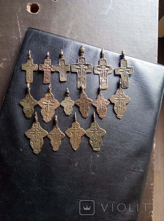 Староверческие крестики 16 штук