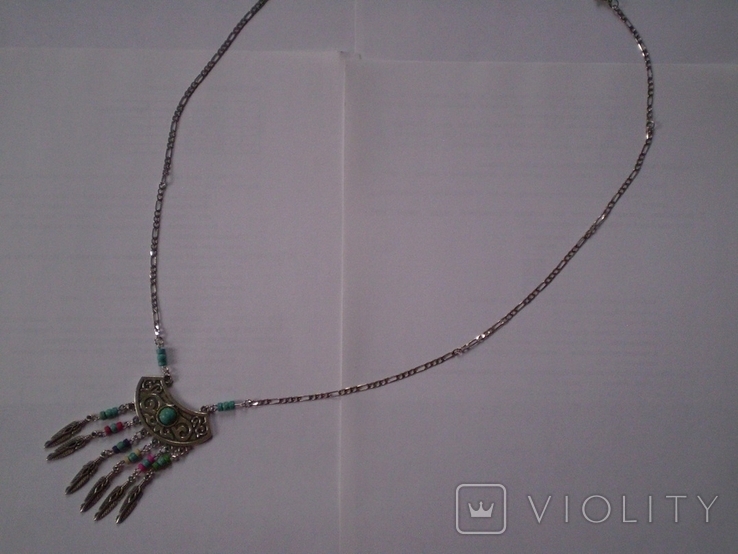 Ожерелье колье тема индейцев Америки, фото №2