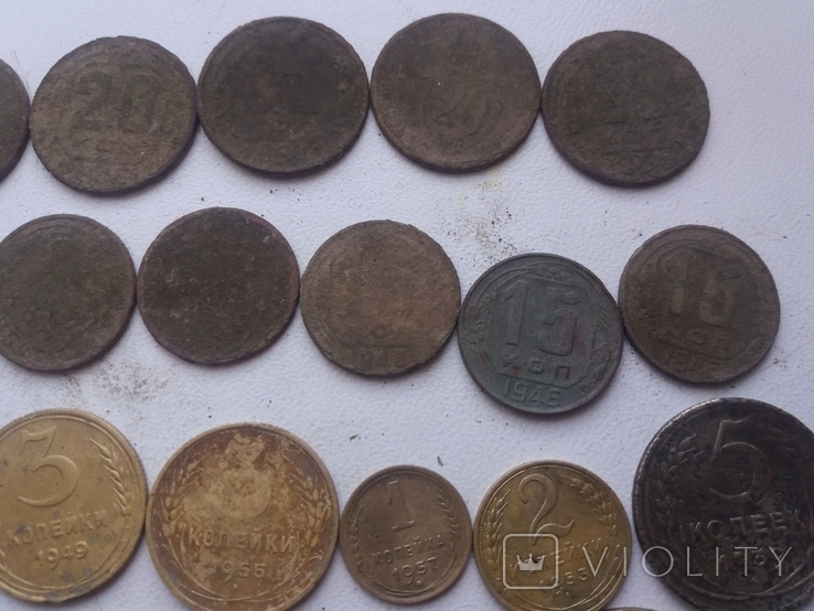 Монеты дореформы 30шт, фото №6