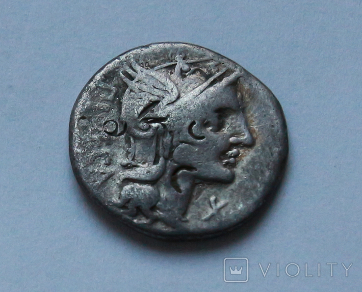 Денарий Республика 89 год до н.э. Серебро 3.64 г, фото №2
