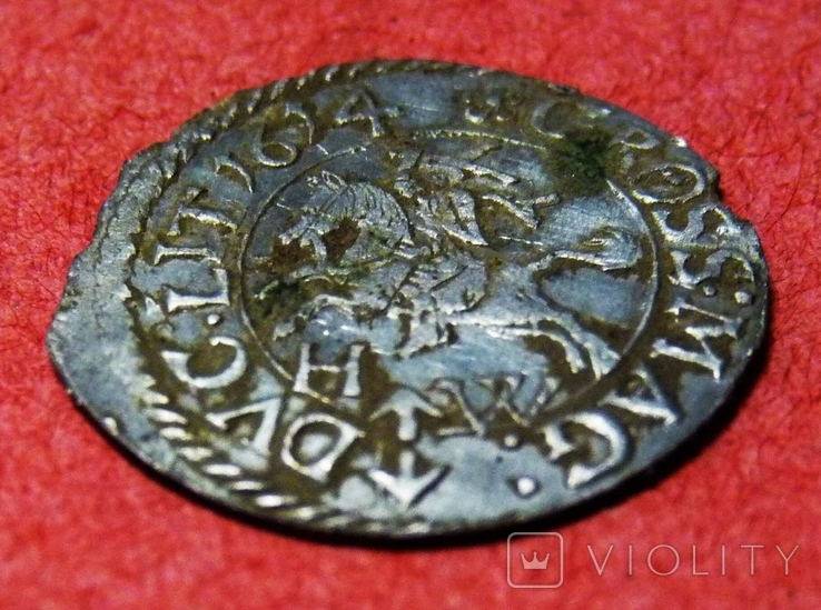 Литовский грош 1614 г., фото №6