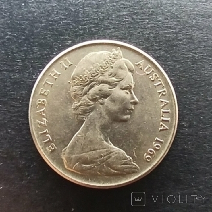 Австралия 10 цент 1969