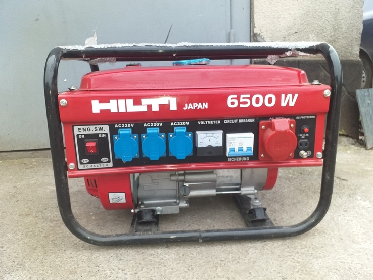 Бензиновий генератор HILTI 6500 japan, numer zdjęcia 2