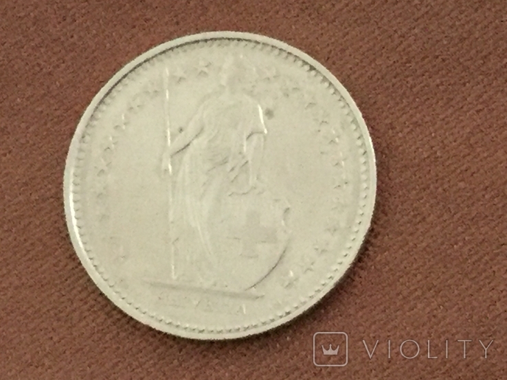 1 швейцарский франк 1989 року, фото №6