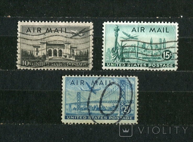 США, авиапочта. 1947 г.