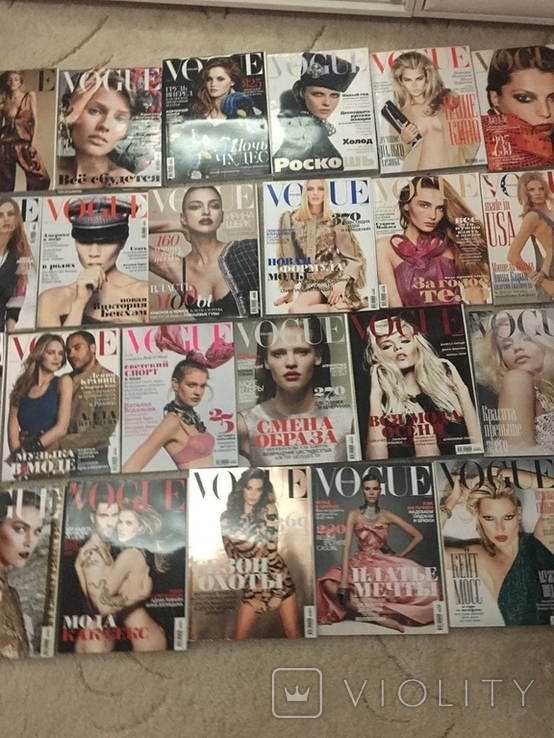 67 штук с пробниками Коллекция журналов Вог Россия Vogue, фото №6