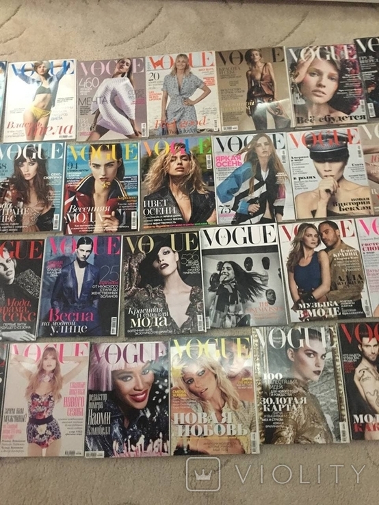 67 штук с пробниками Коллекция журналов Вог Россия Vogue, фото №8