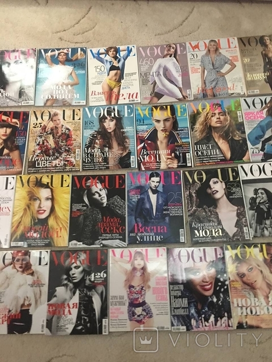 67 штук с пробниками Коллекция журналов Вог Россия Vogue, фото №9